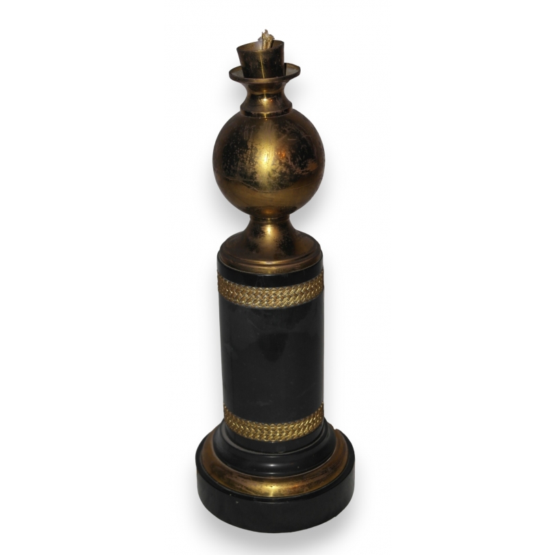 Marble and bronze lamp at  Moinat SA  - Antiques and home décor