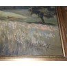 Paintings | Oil on canvas "View of a church" Moinat SA  - Antiques and home décor