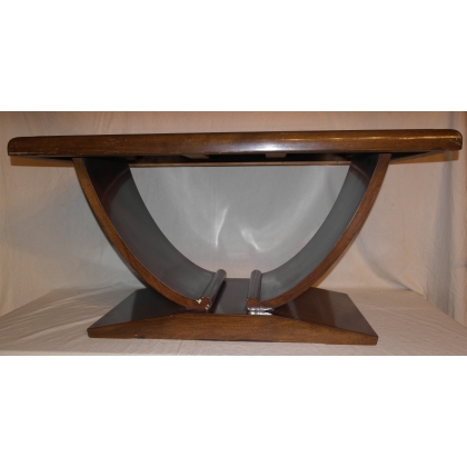  Table basse Art Déco, dessus miroir fumé sur  Moinat SA  - Antiquités décoration