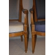 Paire de fauteuils Louis XVI en noyer,