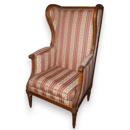 Bergère style Louis XVI à oreilles