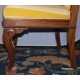Chaise dossier haut en acajou