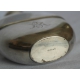 Gourde en cristal et argent initial JR
