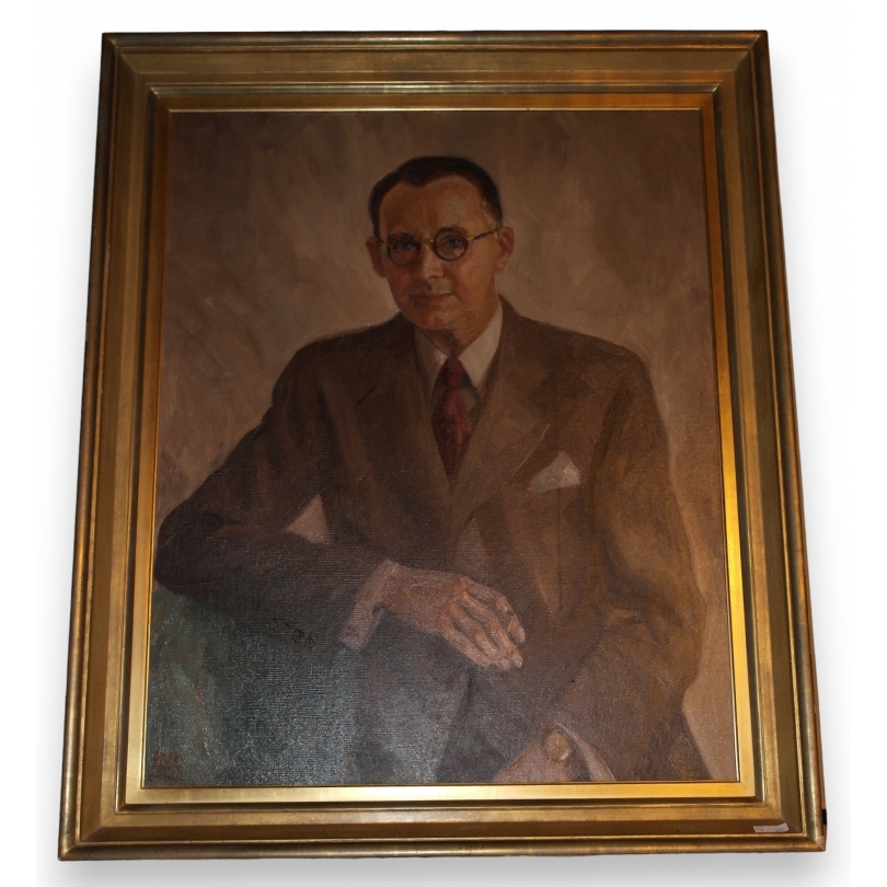 Huile sur toile \"portrait\" signé Erik