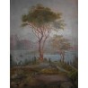 Paintings | Oil on canvas "Tree by the River" Moinat SA  - Antiques and home décor