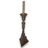 Electrified polychrome candlestick by Moinat SA – Antiques and home décor