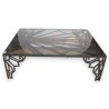  Table basse Art Déco en fer forgé, sur  Moinat SA  - Antiquités décoration