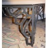  Table basse Art Déco en fer forgé, sur  Moinat SA  - Antiquités décoration