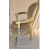 Louis XVI armchair, medallion backrest, from  Moinat SA  - Antiques and interior design