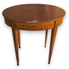  Table ovale Louis XVI marqueterie à sur  Moinat SA  - Antiquités décoration