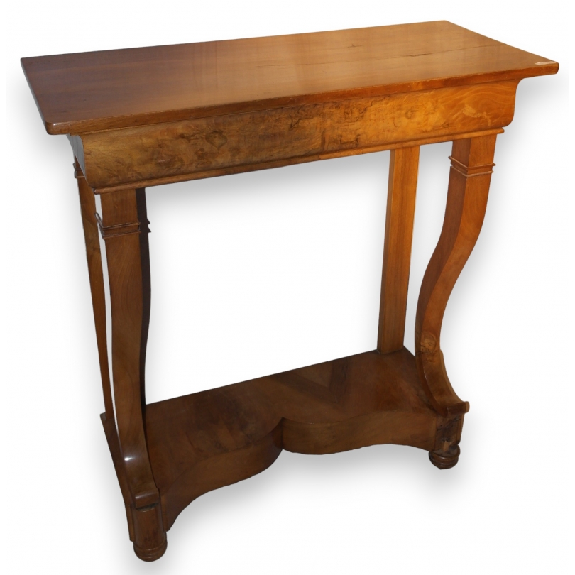 Louis-Philippe console table in walnut at  Moinat SA  - Antiques and home décor