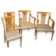 Ensemble de 2 chaises et 2 fauteuils