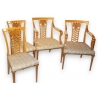 Ensemble de 2 chaises et 2 fauteuils