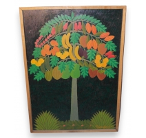 Tableau "Arbre aux multiples fruits" signé PHILIPP