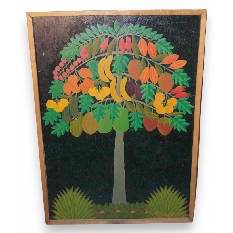 Tableau "Arbre aux multiples fruits" signé PHILIPP