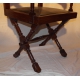 Fauteuil bateau, en acajou.