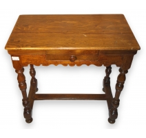 Table Louis XIII avec 1 tiroir