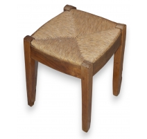 Tabouret Directoire paillé