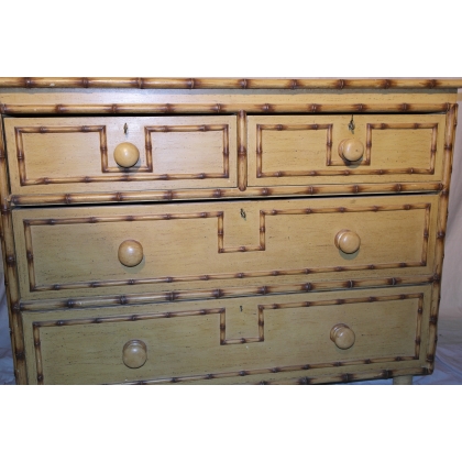  Commode en faux bambou vers 1950 sur  Moinat SA  - Antiquités décoration