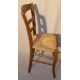 Série de 8 chaises paillées en noyer