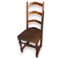 Suite de 6 chaises Louis XIII Suisse en