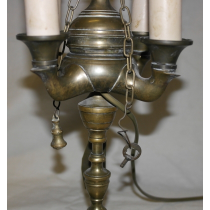  Lampe florentine en bronze sur  Moinat SA  - Antiquités décoration