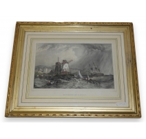 Gravure "Environs de St. Malo" par Ad