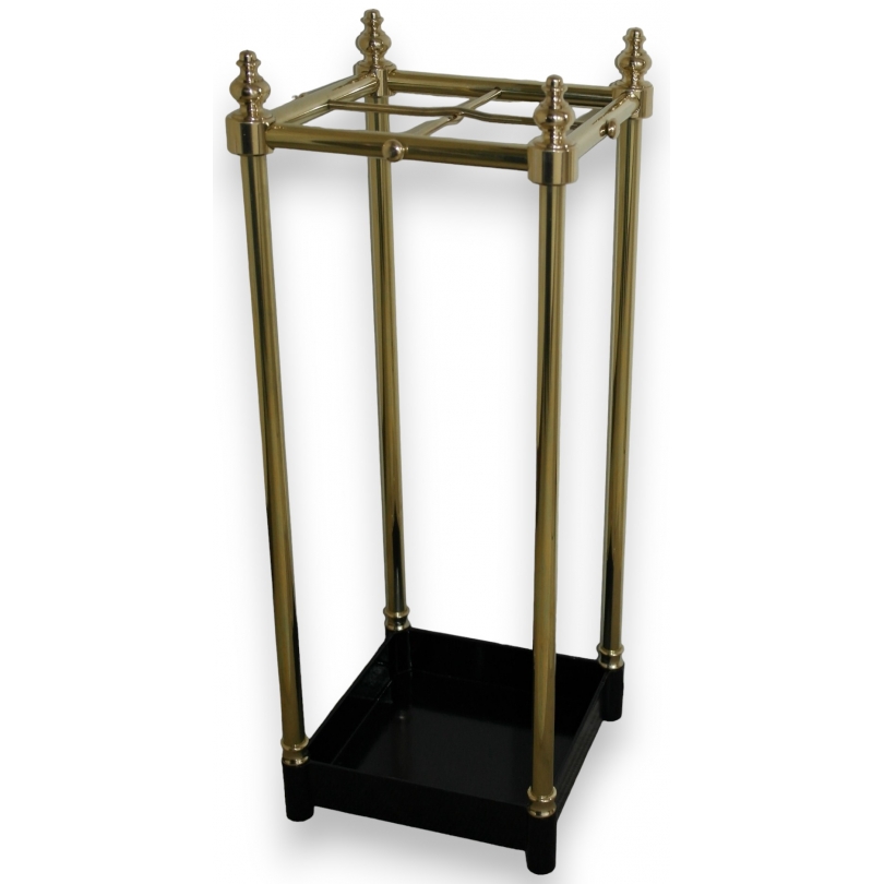 Square brass umbrella stand, base by  Moinat SA  - Antiques and home décor
