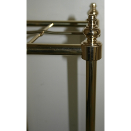 Square brass umbrella stand, base by  Moinat SA  - Antiques and home décor