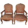 Pair of Louis XV-style armchairs by Moinat SA – Antiques and home décor