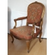 Paire de fauteuils style Louis XV en