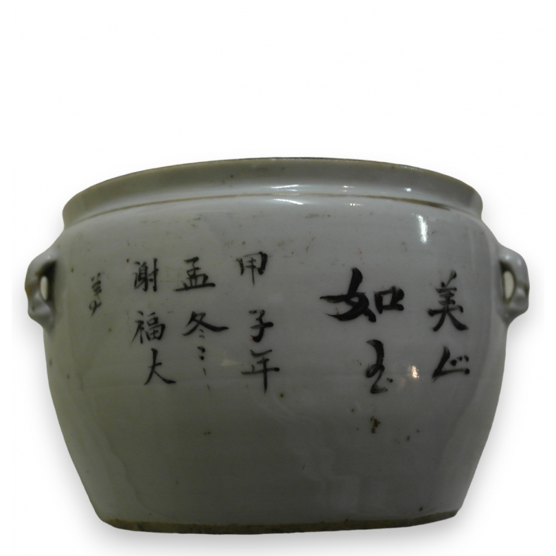Boîte chinoise en porcelaine