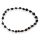 Collier en pierres dures violettes