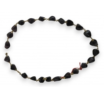 Collier en pierres dures violettes