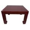  Table basse en laque rouge sur  Moinat SA  - Antiquités décoration