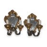 Pair of 2-light mirror wall lights from Moinat SA – Antiques and home décor