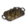 Set of 6 metal glasses from Moinat SA – Antiques and home décor