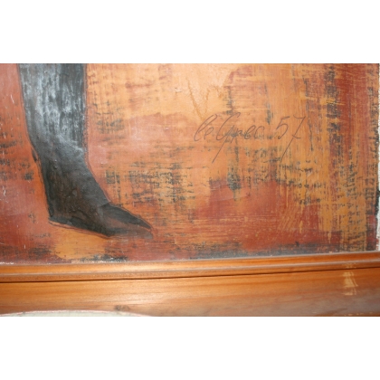 Paintings | Oil on canvas ‘Horse Breeder’ Moinat SA  – Antiques and home décor