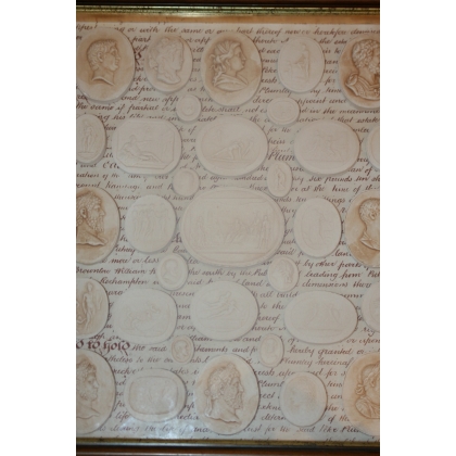  Tableau cadre camées reproduction sur  Moinat SA  - Antiquités décoration