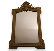 Miroir Napoléon III cadre doré