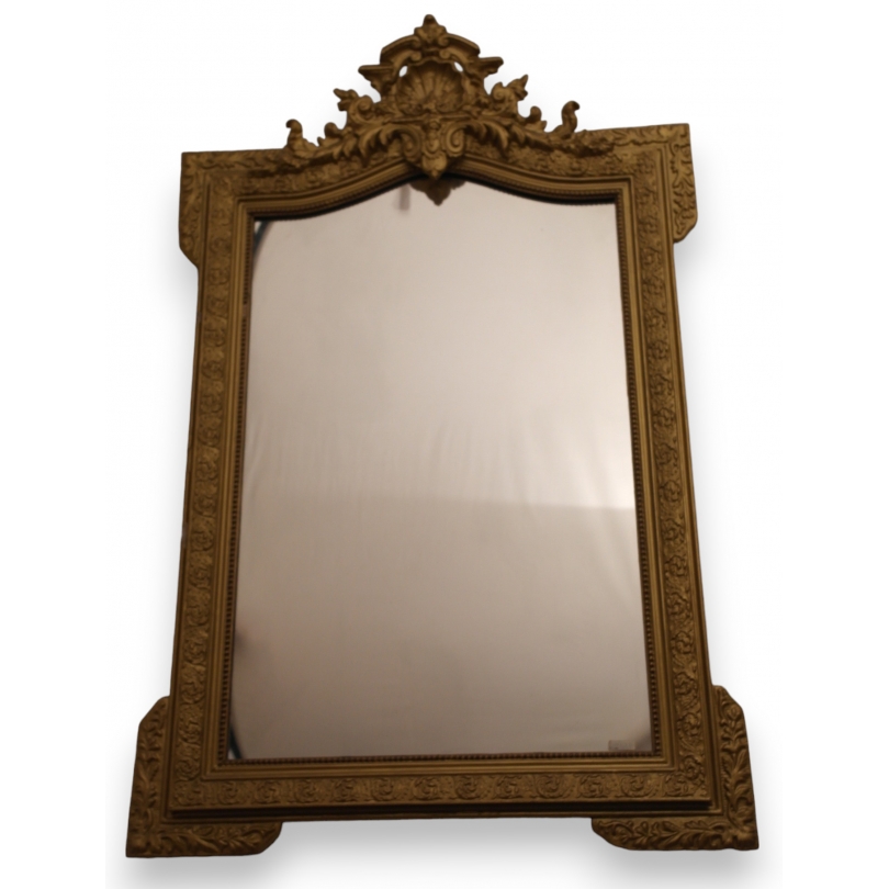 Miroir Napoléon III cadre doré