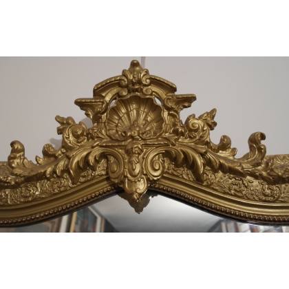  Miroir Napoléon III cadre doré sur  Moinat SA  - Antiquités décoration