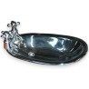 "Bathtub" soap dish, made of brass, from Moinat SA – Antiques and home décor