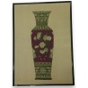 Paintings | Silk painting "Purple Vase" by Moinat SA  - Antiques and home décor