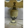  Lampe beige et bleu sur  Moinat SA  - Antiquités décoration