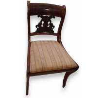 Chaise anglaise en acajou