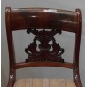 Chaise anglaise en acajou