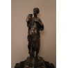 Napoleon III clock in black marble, by Moinat SA – Antiques and home décor