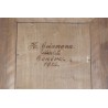 Swiss marquetry clock, signed ‘H.’ on Moinat SA – Antiques and home décor
