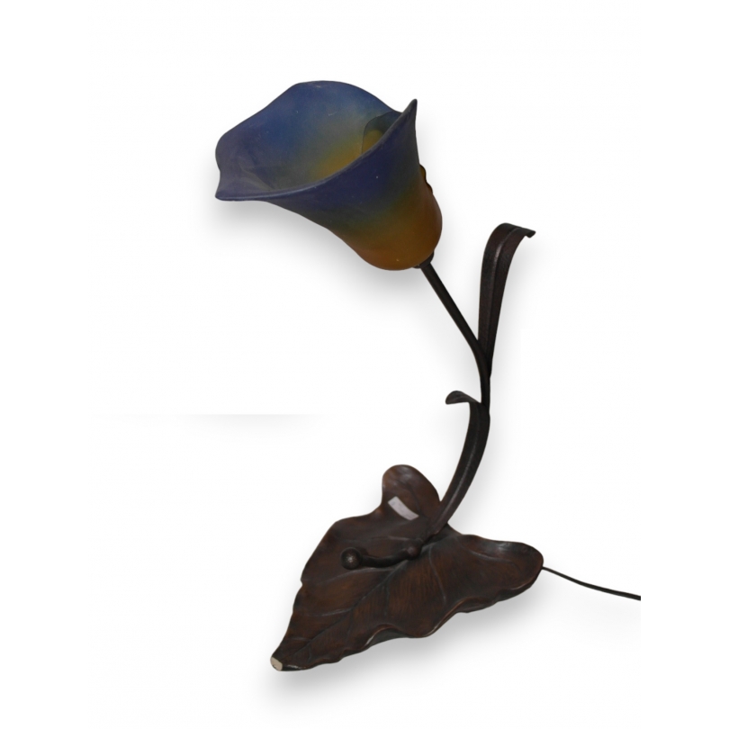  Lampe style Art Nouveau en résine et sur  Moinat SA  - Antiquités décoration